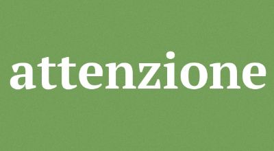 ATTENZIONE